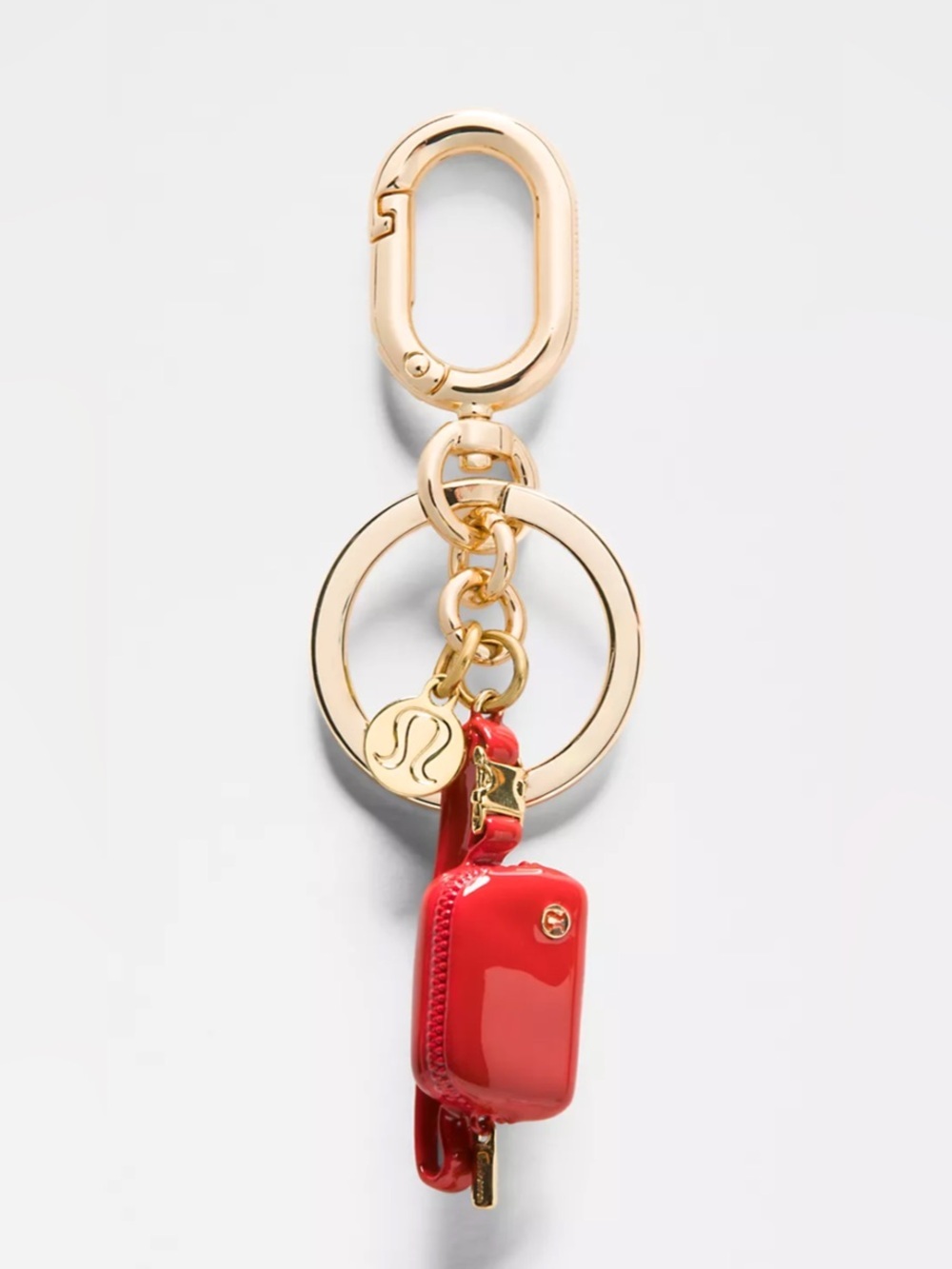 🆕❤️ Lululemon Everywhere Belt Bag Charm Keychain Mini - Lulu Red
